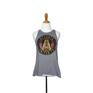 Atlanta United FC Tank Gray Grey Soccer Club Pullover Tank Top MLS Womens Small